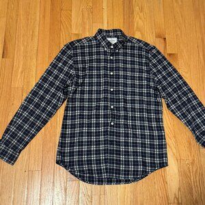 Portuguese Flannel, M, Navy and White Check